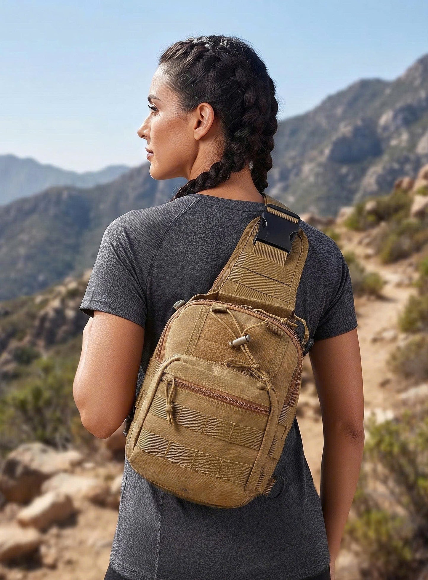 Tactical Waterproof Sling Backpack